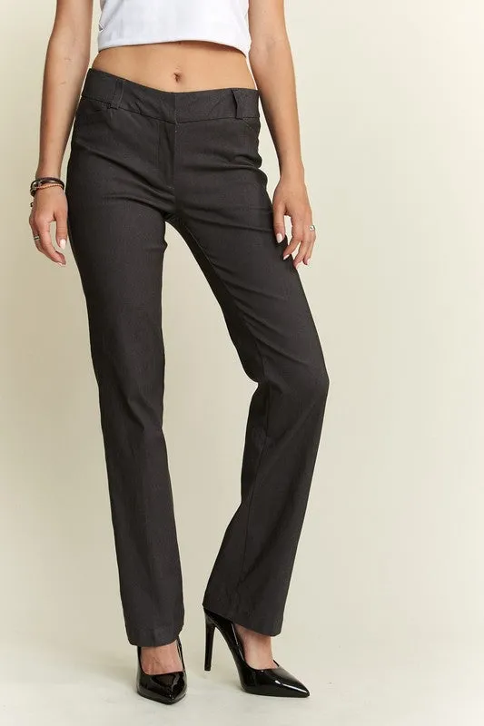 Hazel Blues® |  ADORA Regular Rise Slim Bootcut Pants