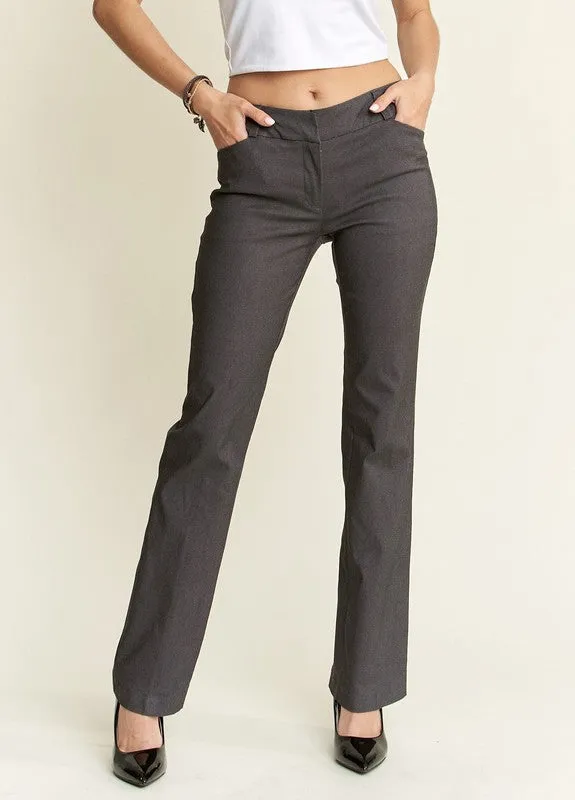 Hazel Blues® |  ADORA Regular Rise Slim Bootcut Pants