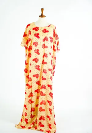 Heart pattern bati dress
