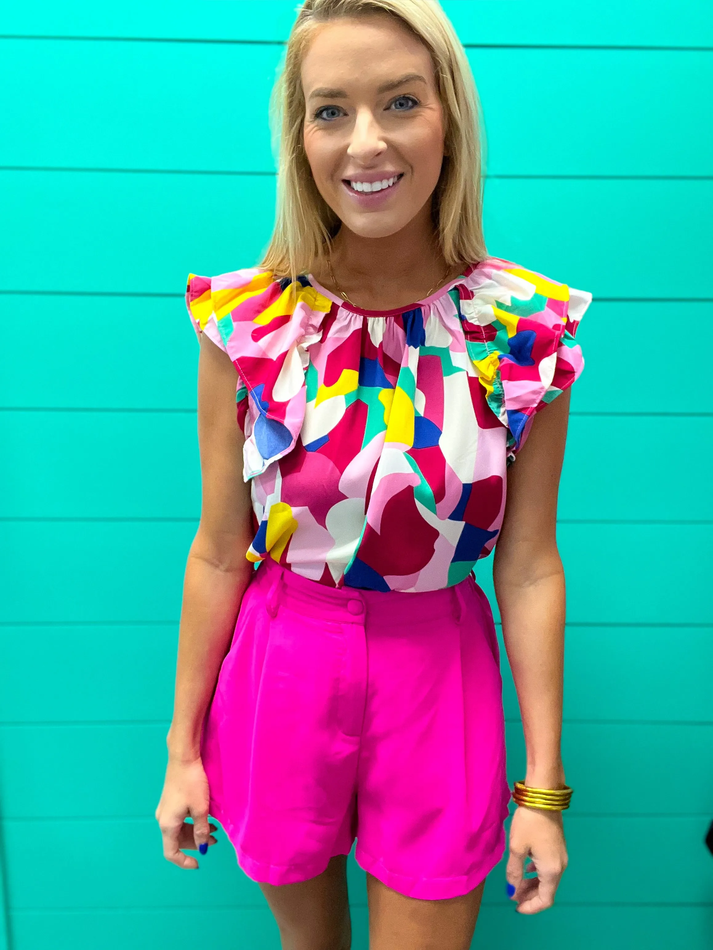 High Class  Pink Shorts