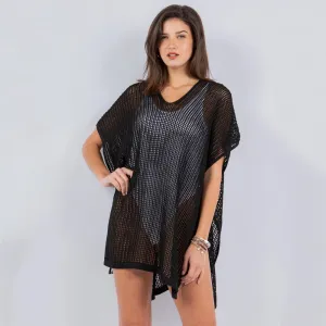Hollow Crochet Swimsuit Coverup