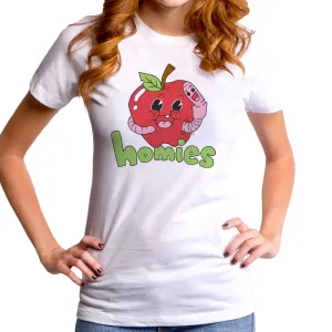 Homies Apple and Worm Women's T-Shirt