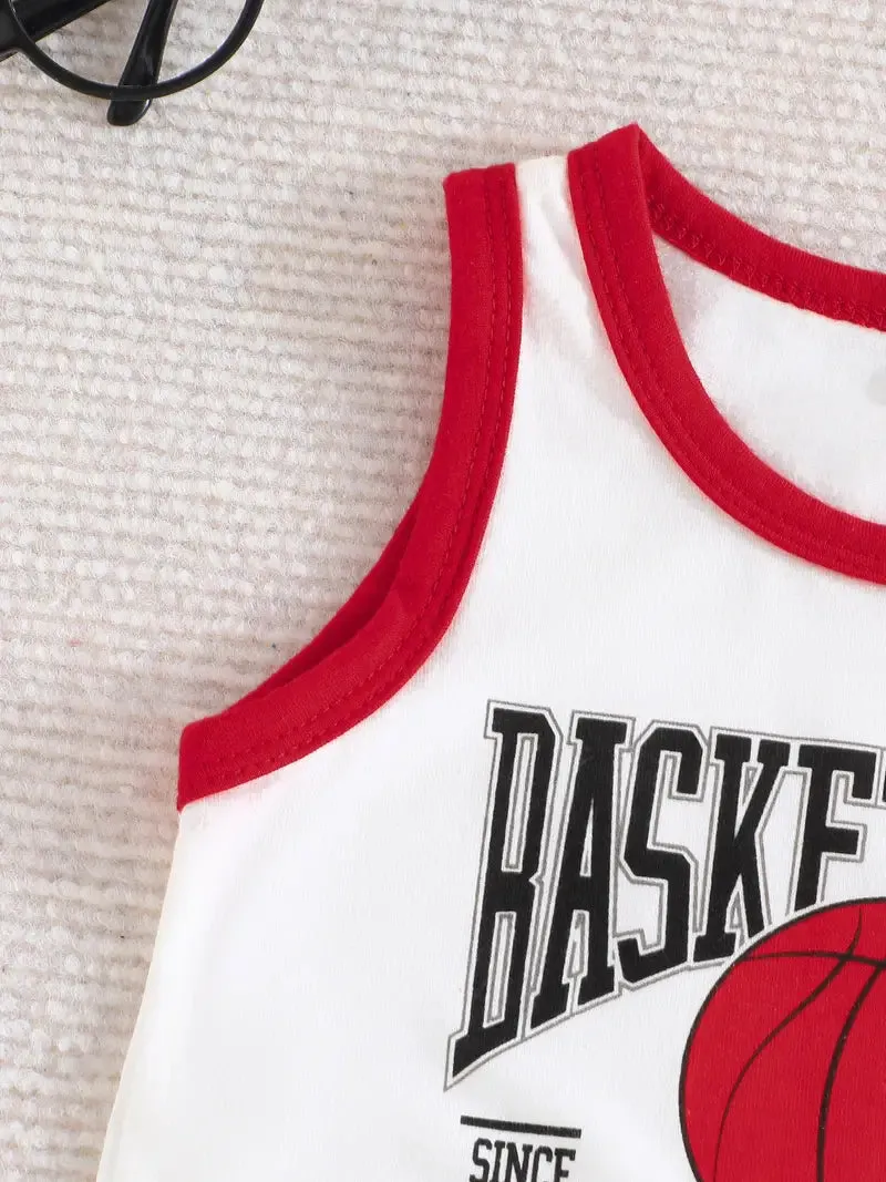 Kids Sandos Set Basketball Red - Mini Charm