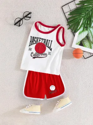 Kids Sandos Set Basketball Red - Mini Charm