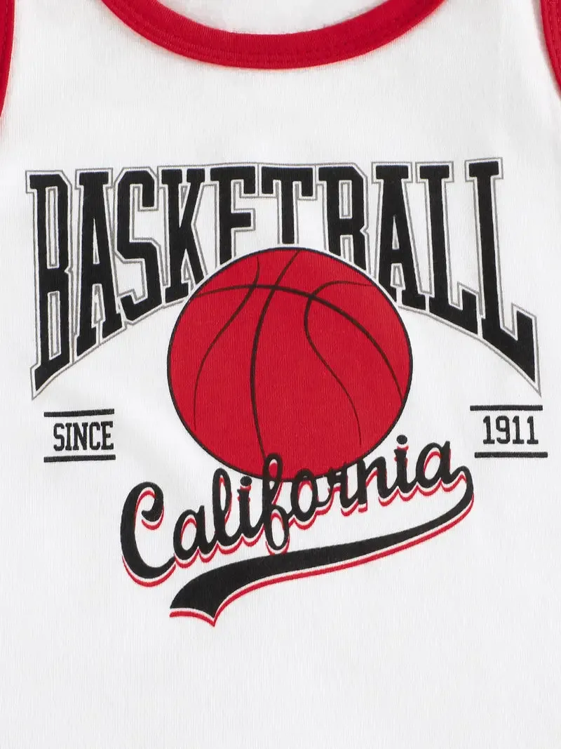 Kids Sandos Set Basketball Red - Mini Charm