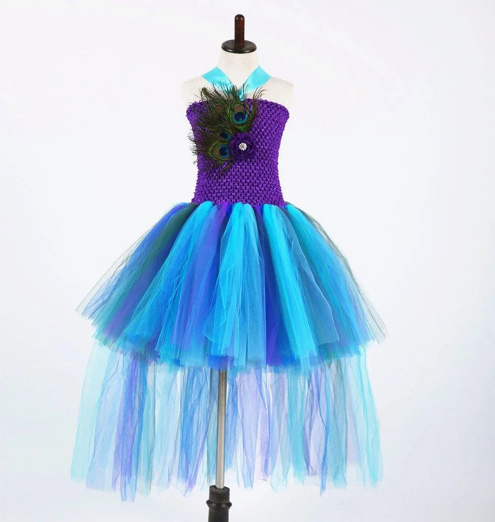Mardi Gras Peacock Dresses