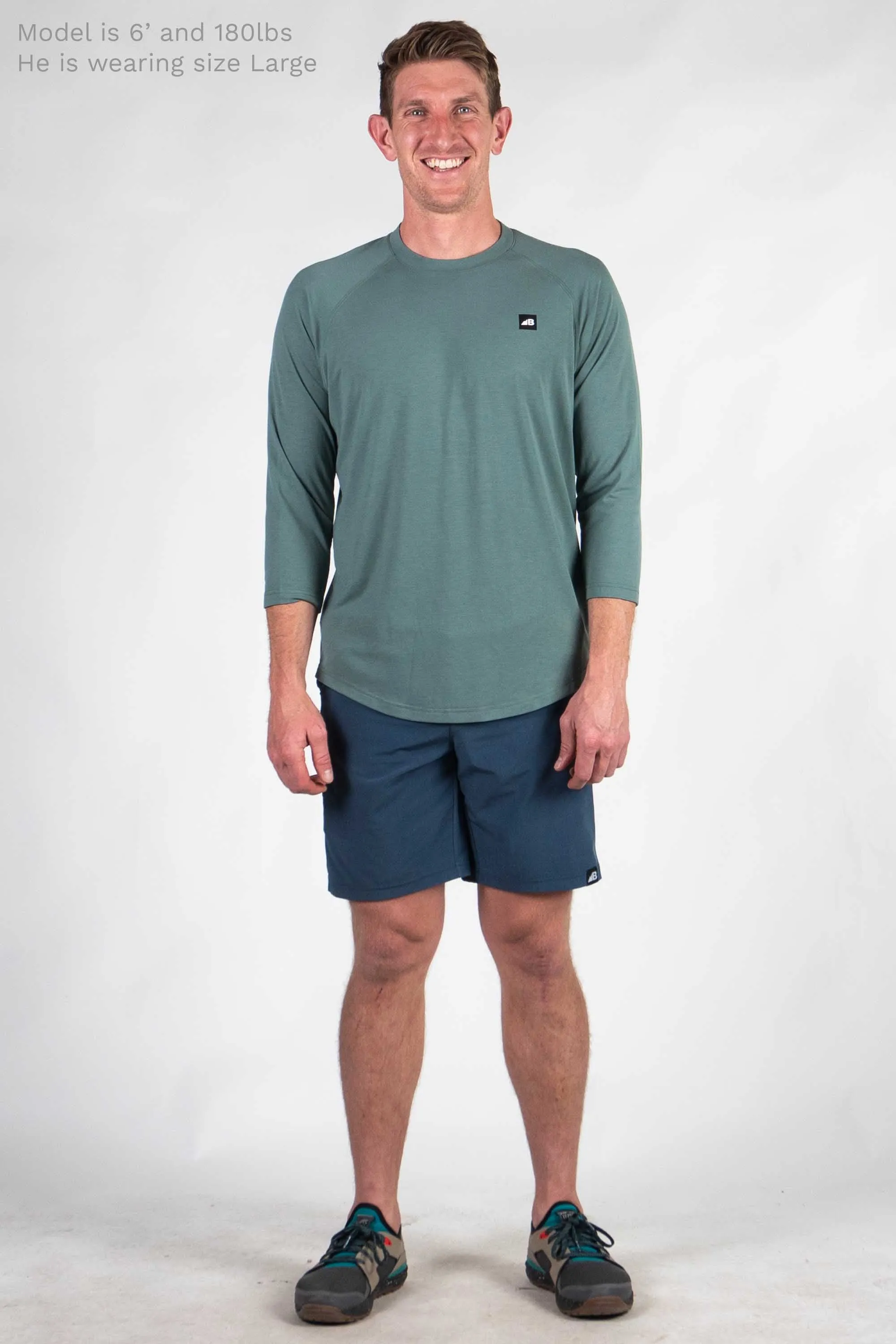 Men's Traverse Tek 3/4 Sleeve Tee
