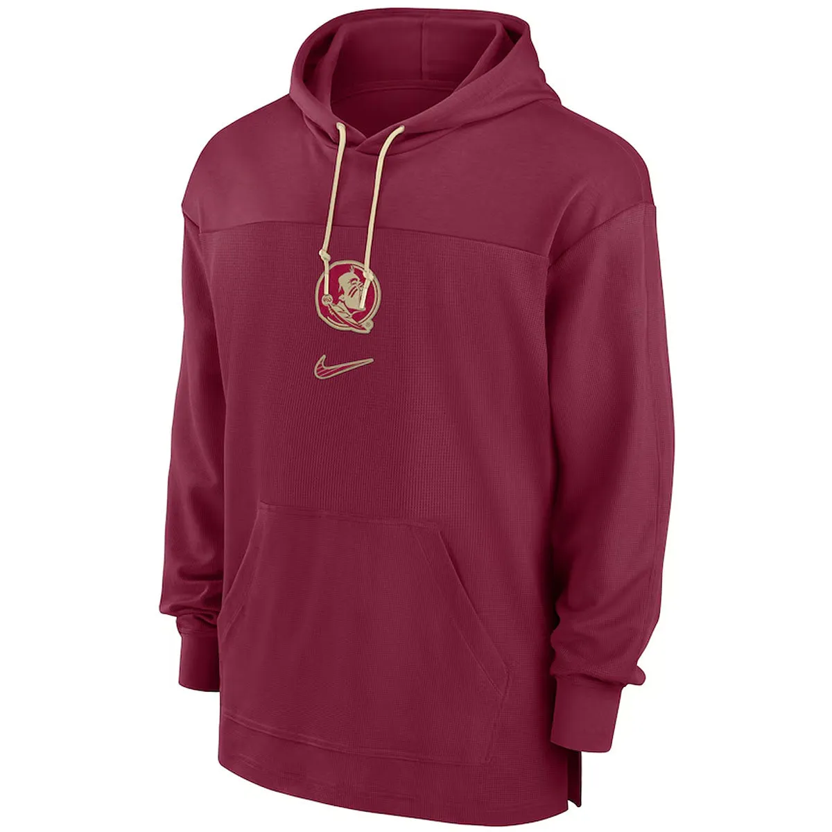 Nike Men's Seminole Logo PO Lightweight Jersey Hood - Garnet