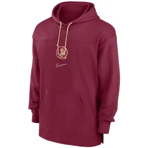Nike Men's Seminole Logo PO Lightweight Jersey Hood - Garnet