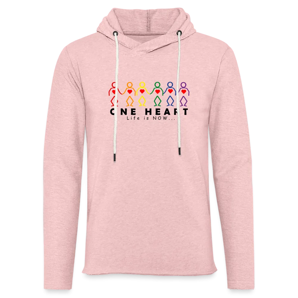 One Heart Unisex Lightweight Terry Hoodie