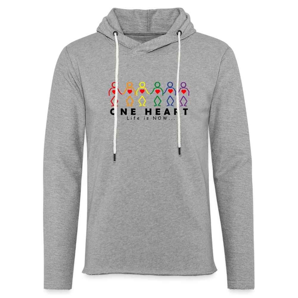 One Heart Unisex Lightweight Terry Hoodie