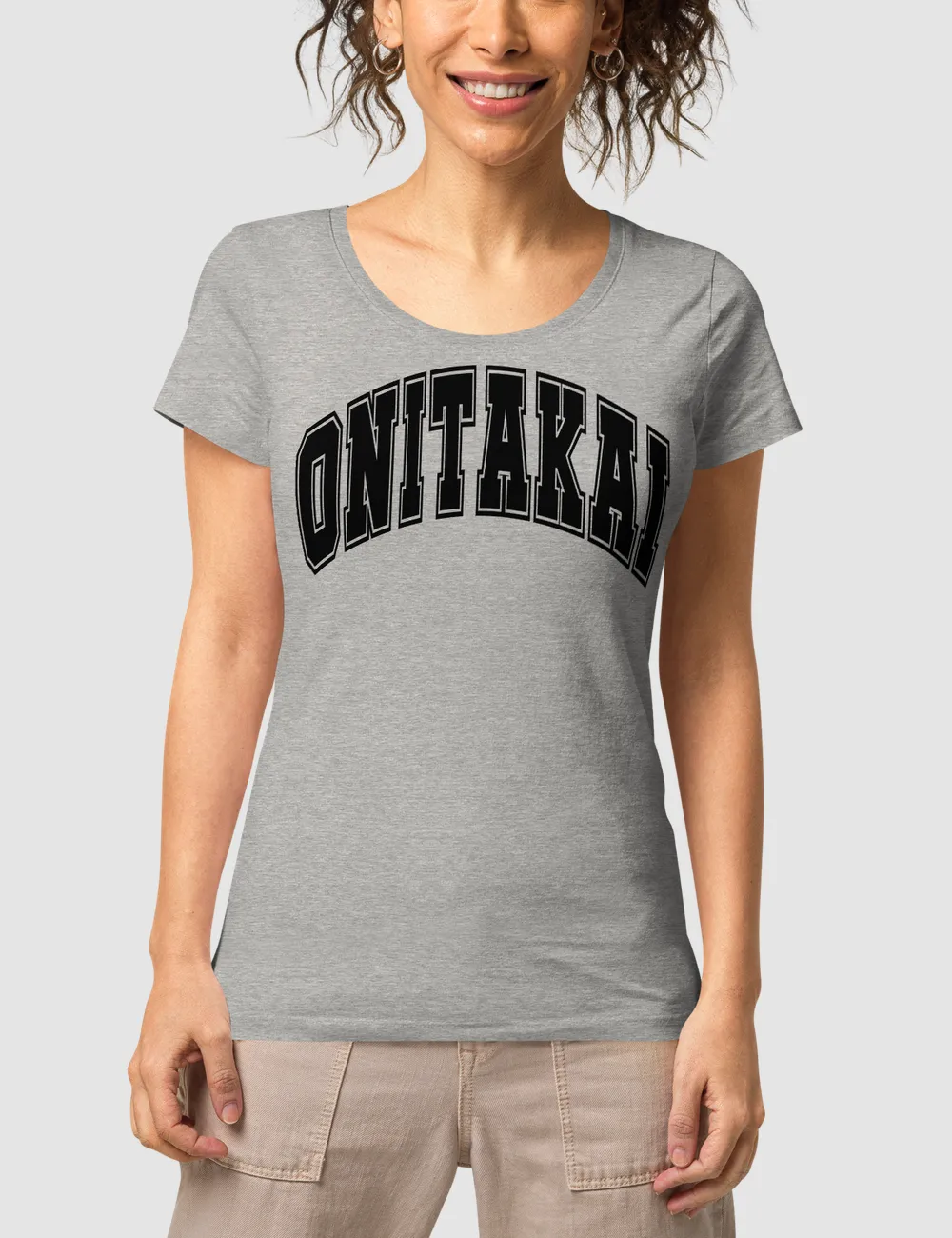 OniTakai Grand Varsity League Women's Organic Round Neck T-Shirt