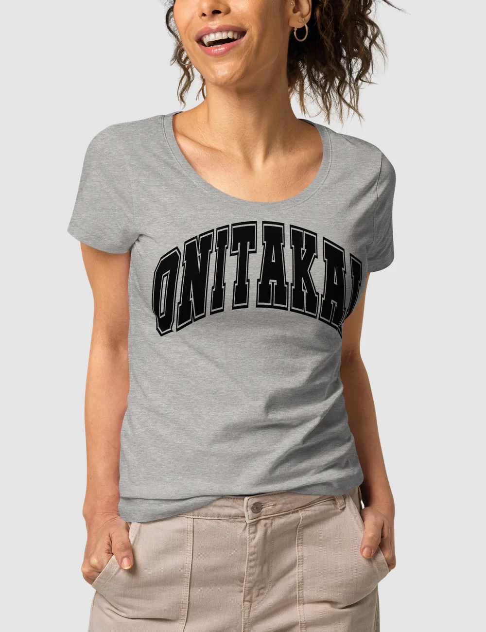 OniTakai Grand Varsity League Women's Organic Round Neck T-Shirt