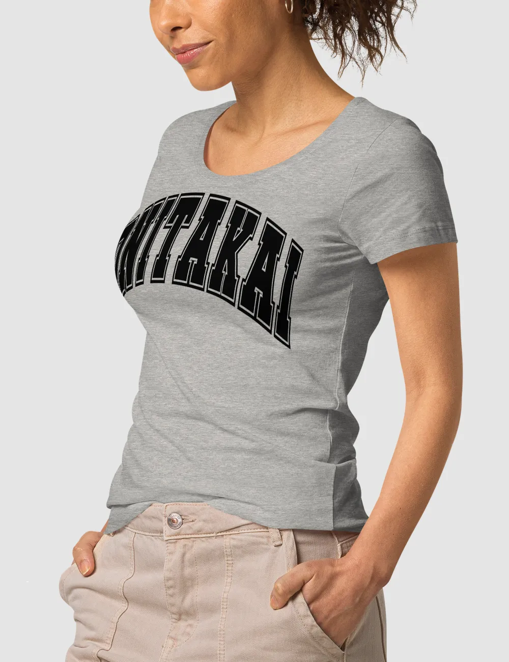OniTakai Grand Varsity League Women's Organic Round Neck T-Shirt