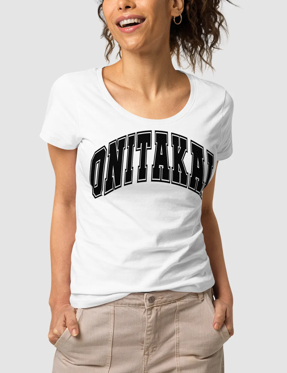 OniTakai Grand Varsity League Women's Organic Round Neck T-Shirt