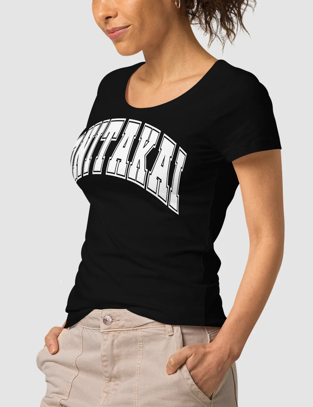 OniTakai Grand Varsity League Women's Organic Round Neck T-Shirt