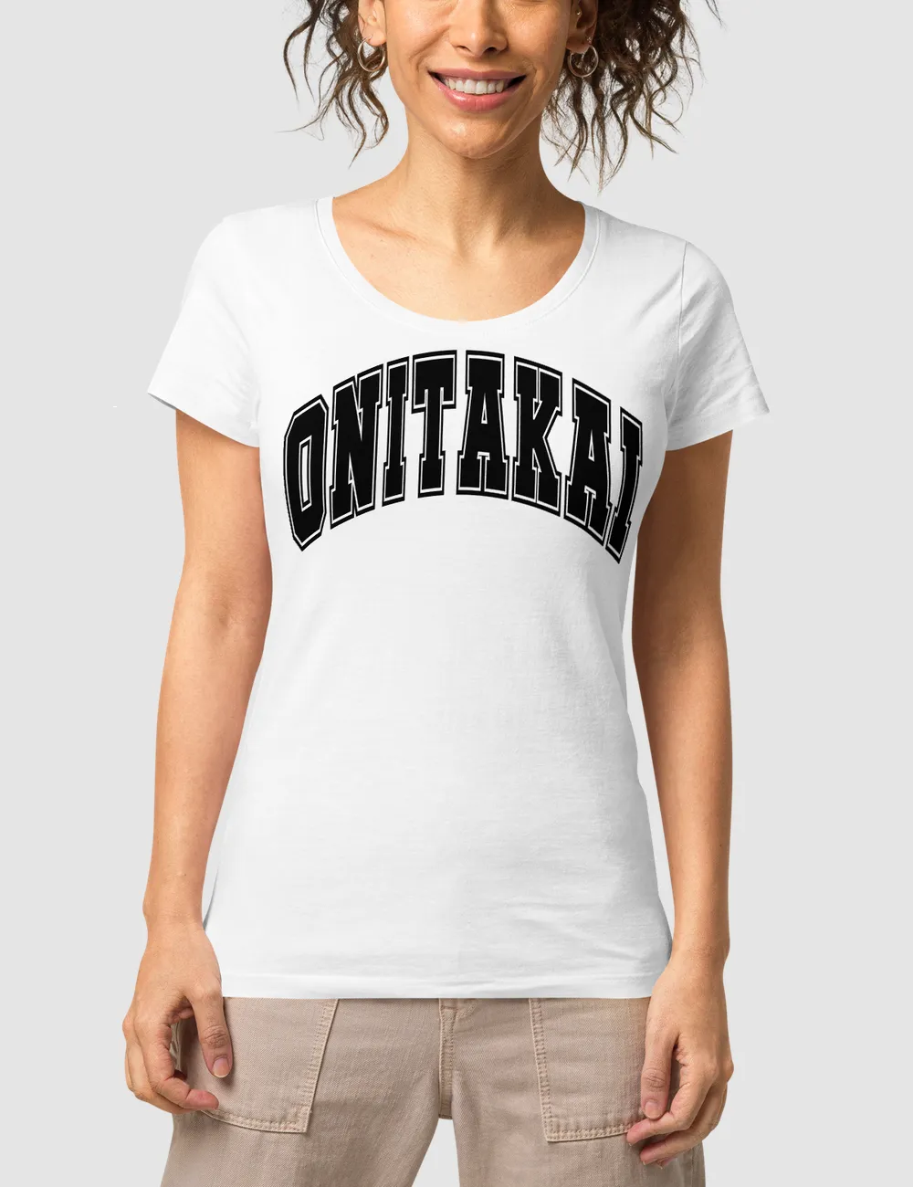 OniTakai Grand Varsity League Women's Organic Round Neck T-Shirt