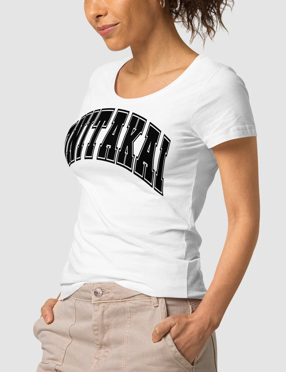 OniTakai Grand Varsity League Women's Organic Round Neck T-Shirt