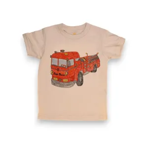 Orange Heat Organic T-Shirt - Fire Truck