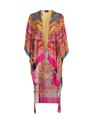Paisley High-low Kimono