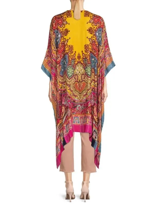 Paisley High-low Kimono