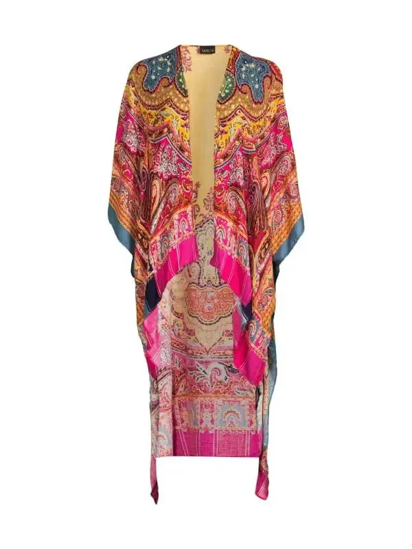 Paisley High-low Kimono