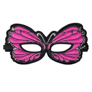 Pink Monarch Butterfly Fantasy Mask