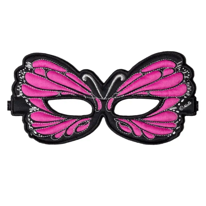 Pink Monarch Butterfly Fantasy Mask