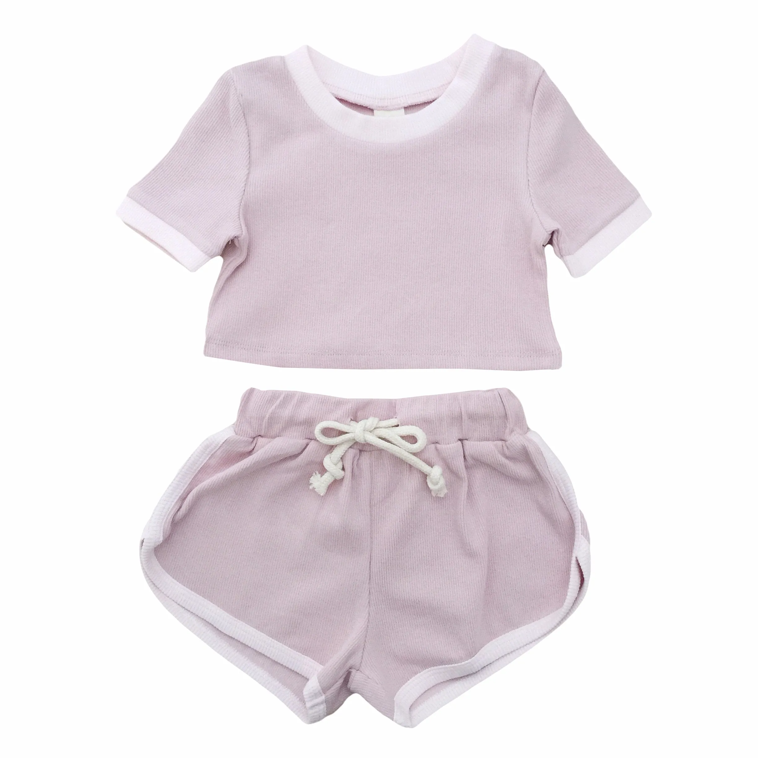 Ribbed Comfy Set - ROSE QUARTZ & POWDER PINK