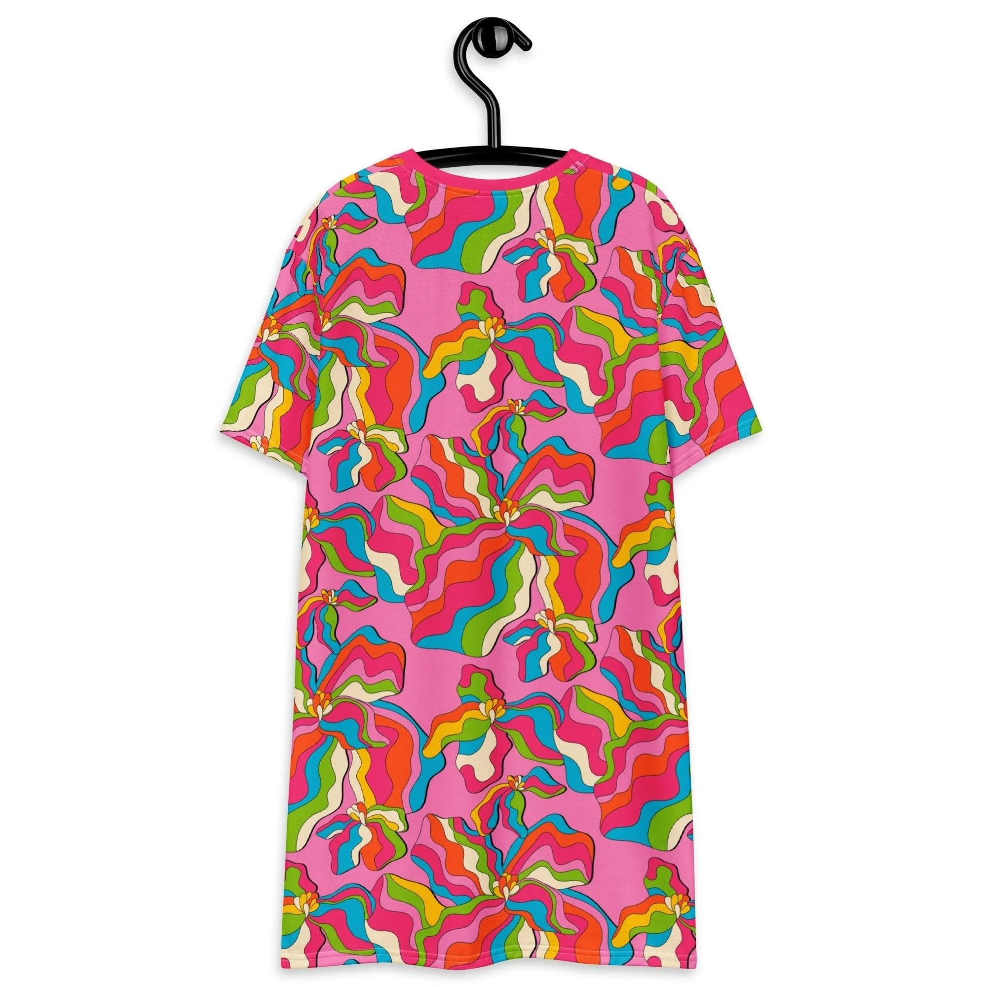 SASSY IRIS pink - T-shirt dress