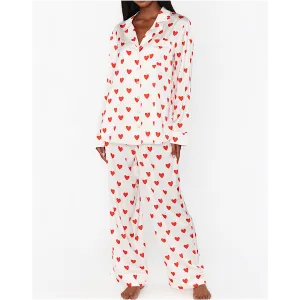 SHOW ME YOUR MUMU CLASSIC PJ SET - QUEEN OF HEARTS SILKY