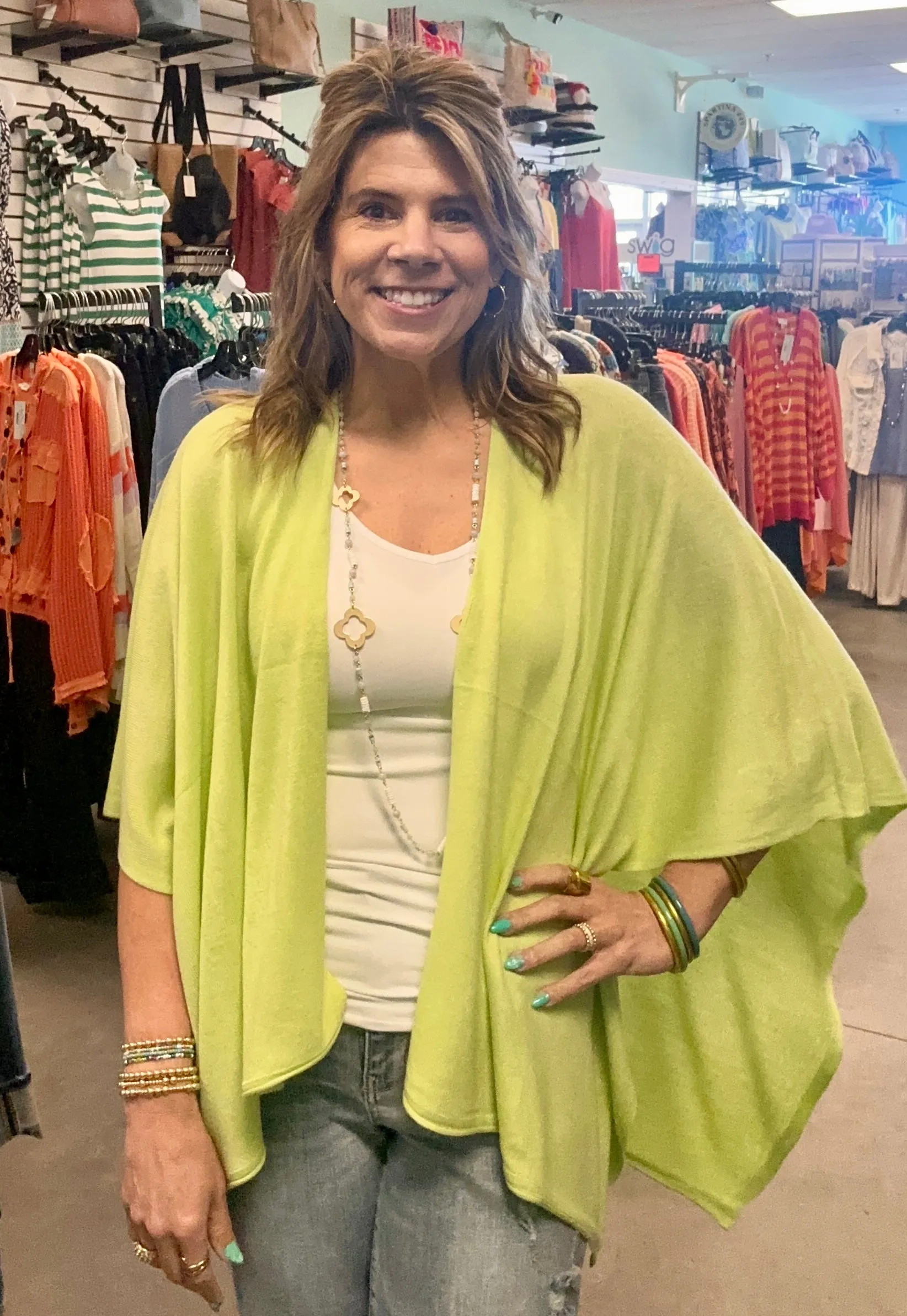 Simply Noelle Bordeaux Cardi Wrap