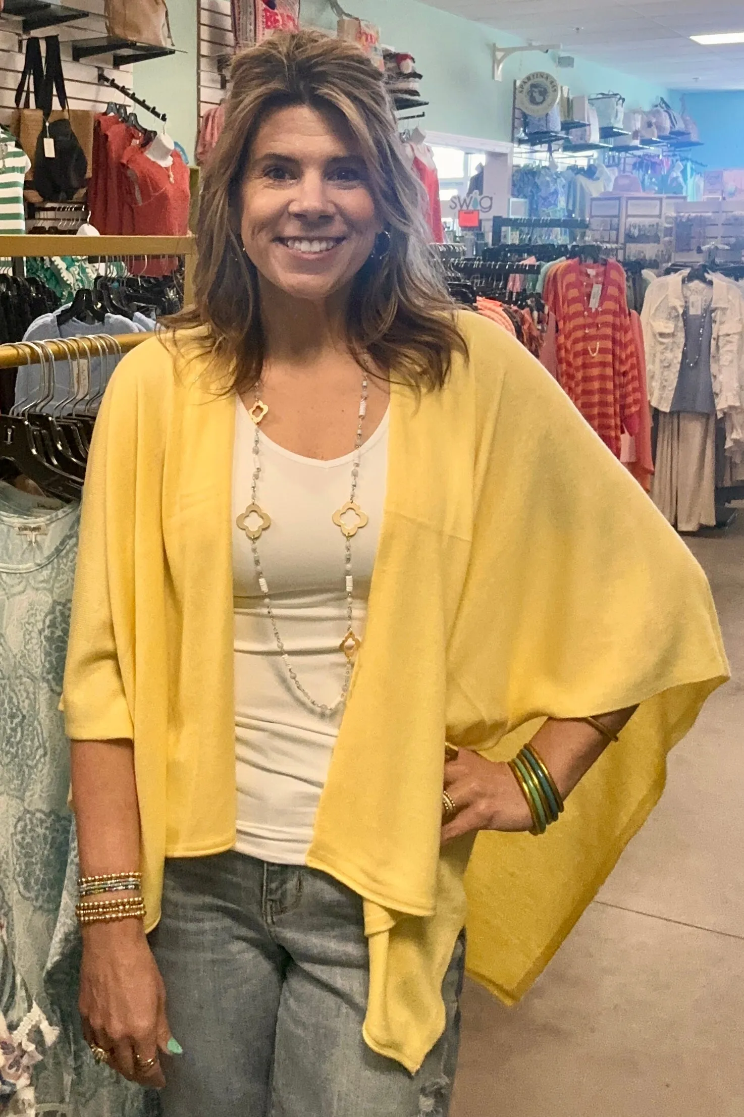 Simply Noelle Bordeaux Cardi Wrap