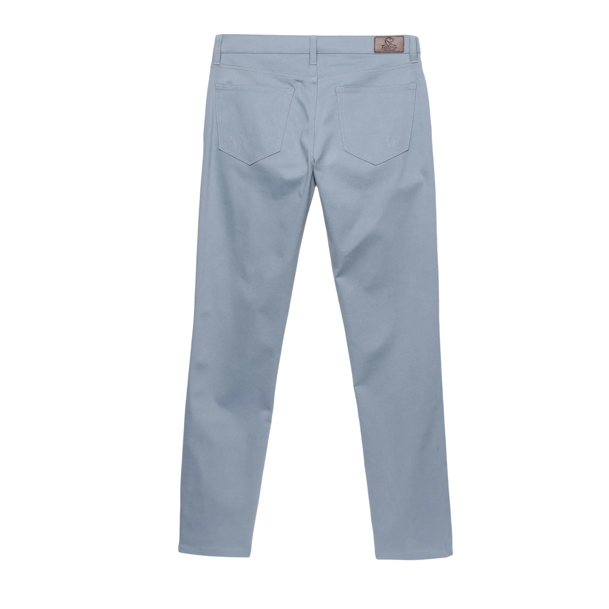 Skinny Fit Luxe Five-Pocket Pants - Wash Denim