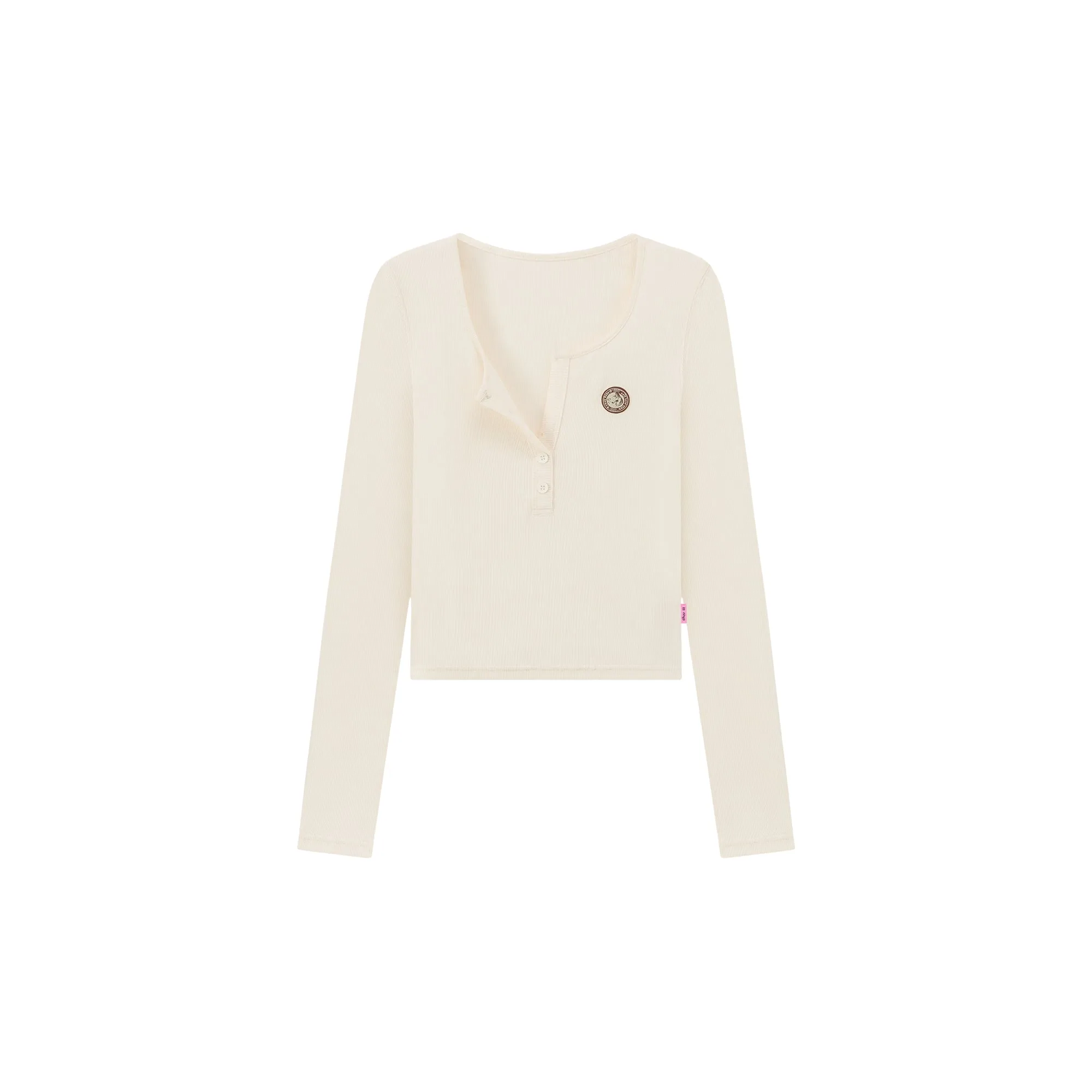 Slim Fit Button T-Shirt