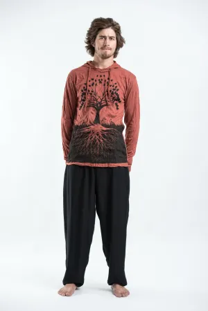 Unisex Tree of Life Hoodie in Brick