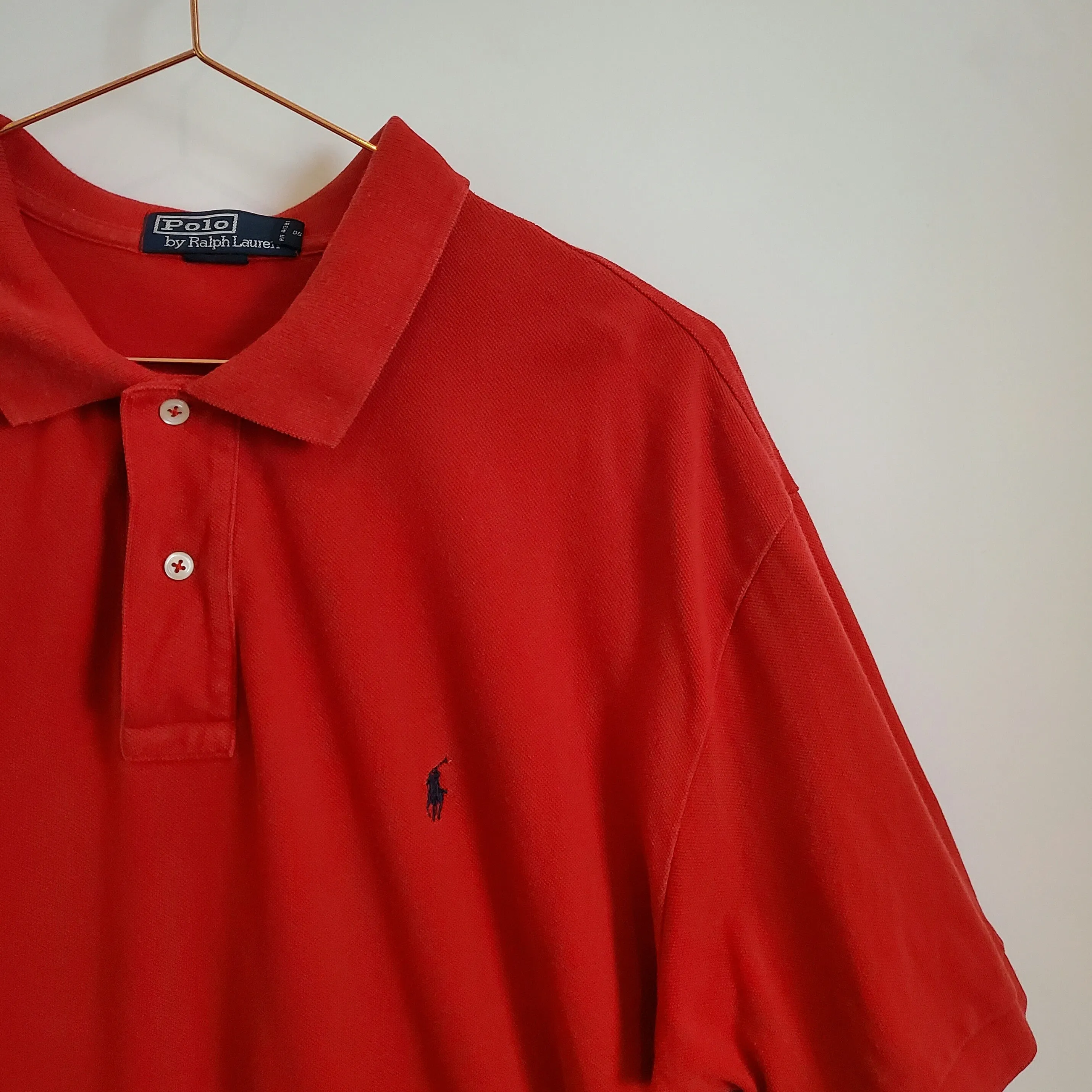 Vintage 90s Ralph Lauren Polo Shirt | Size XL