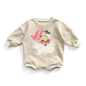 Vintage Santa Baby Romper Women's Sweatshirt