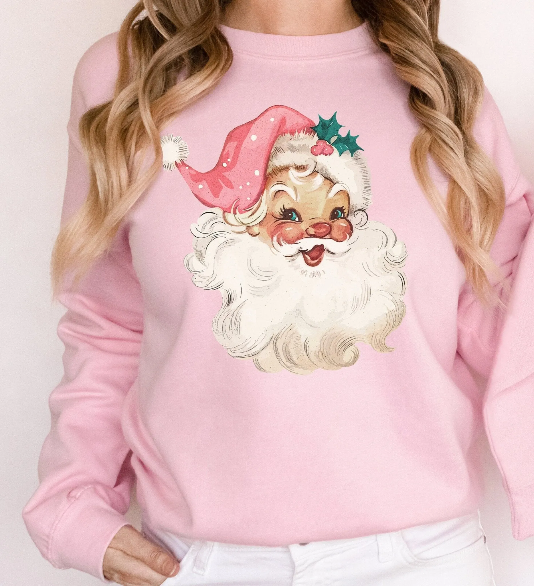 Vintage Santa Baby Romper Women's Sweatshirt