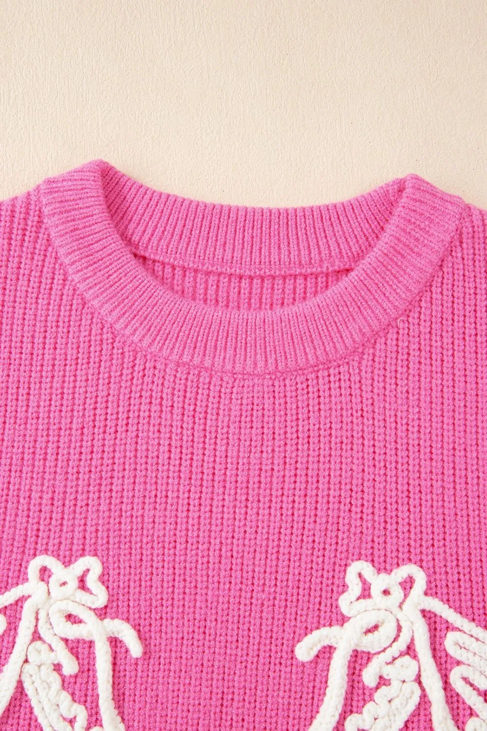 Western Horse Embroidered Sweater