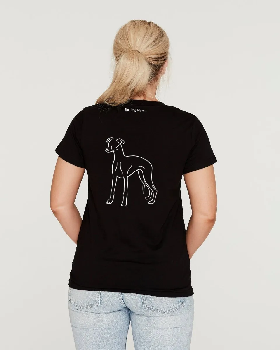 Whippet Mum Illustration: Classic T-Shirt