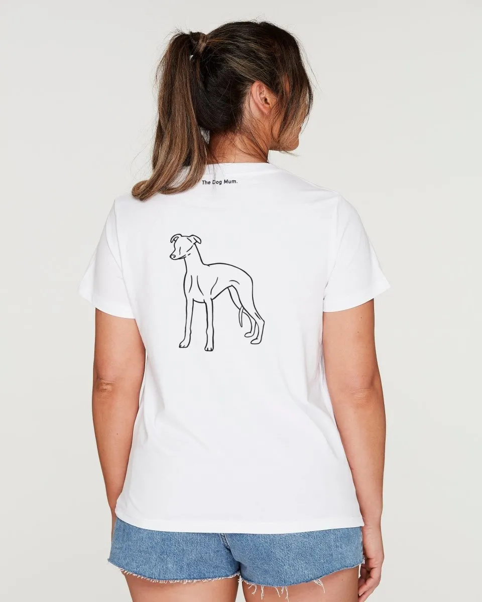 Whippet Mum Illustration: Classic T-Shirt