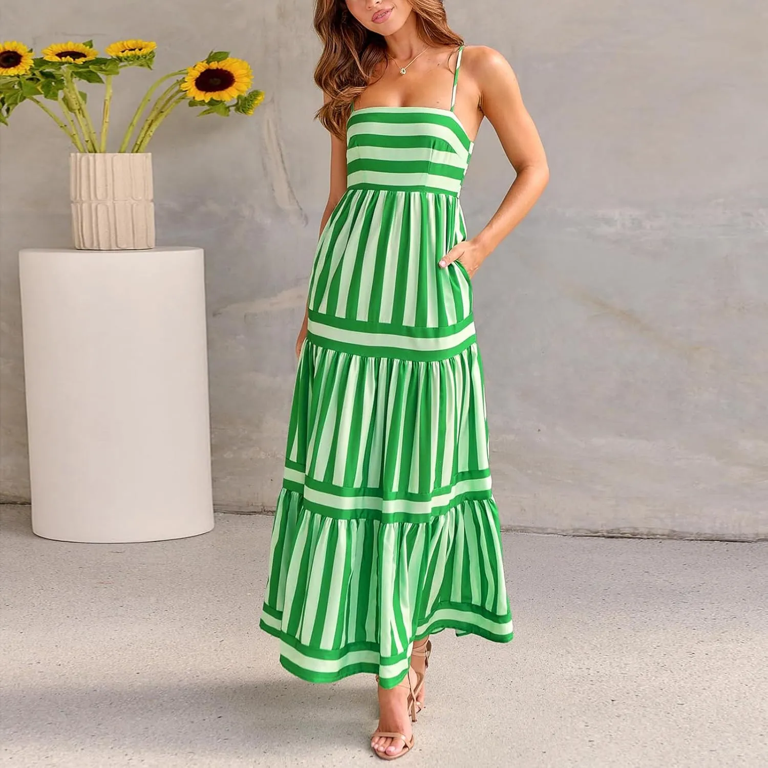Women's Colorful Summer Beach Dress