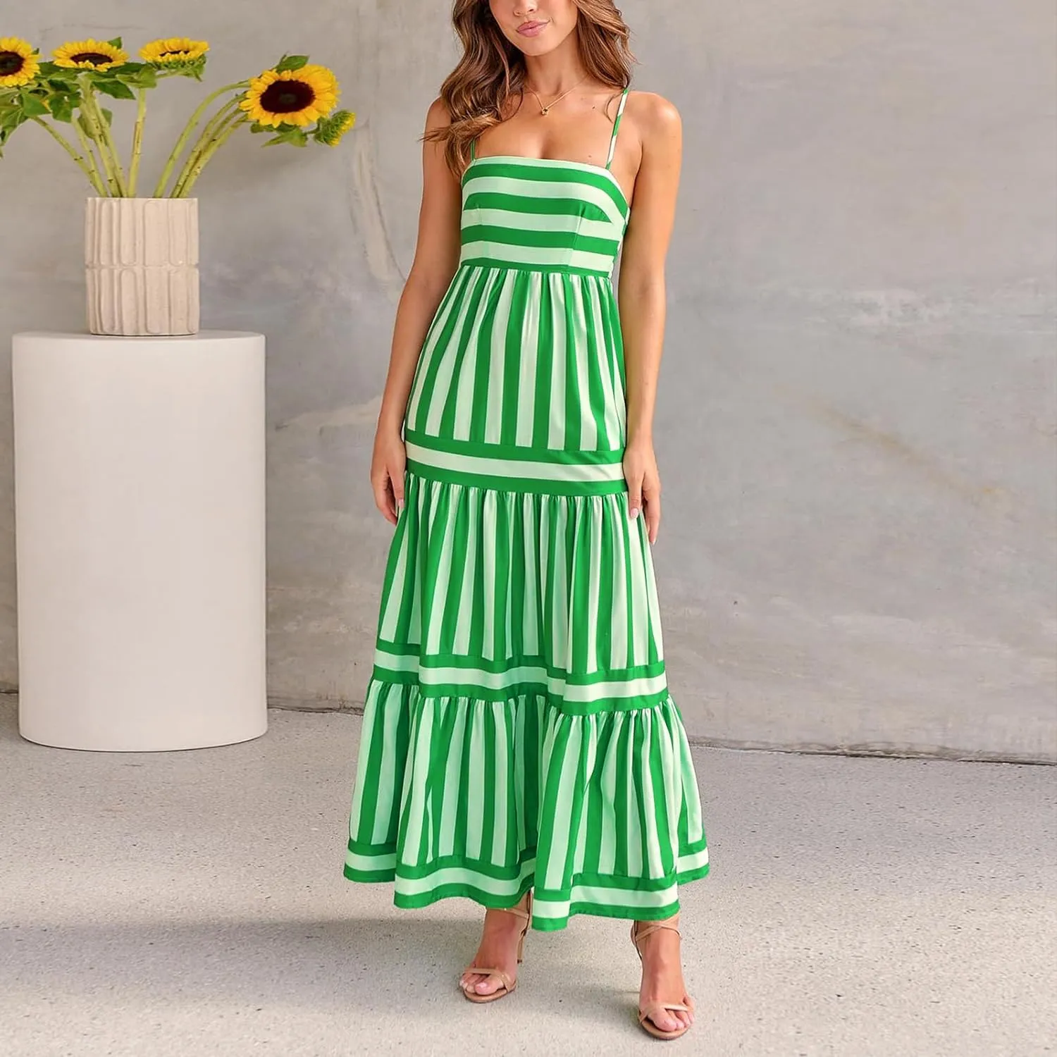 Women's Colorful Summer Beach Dress