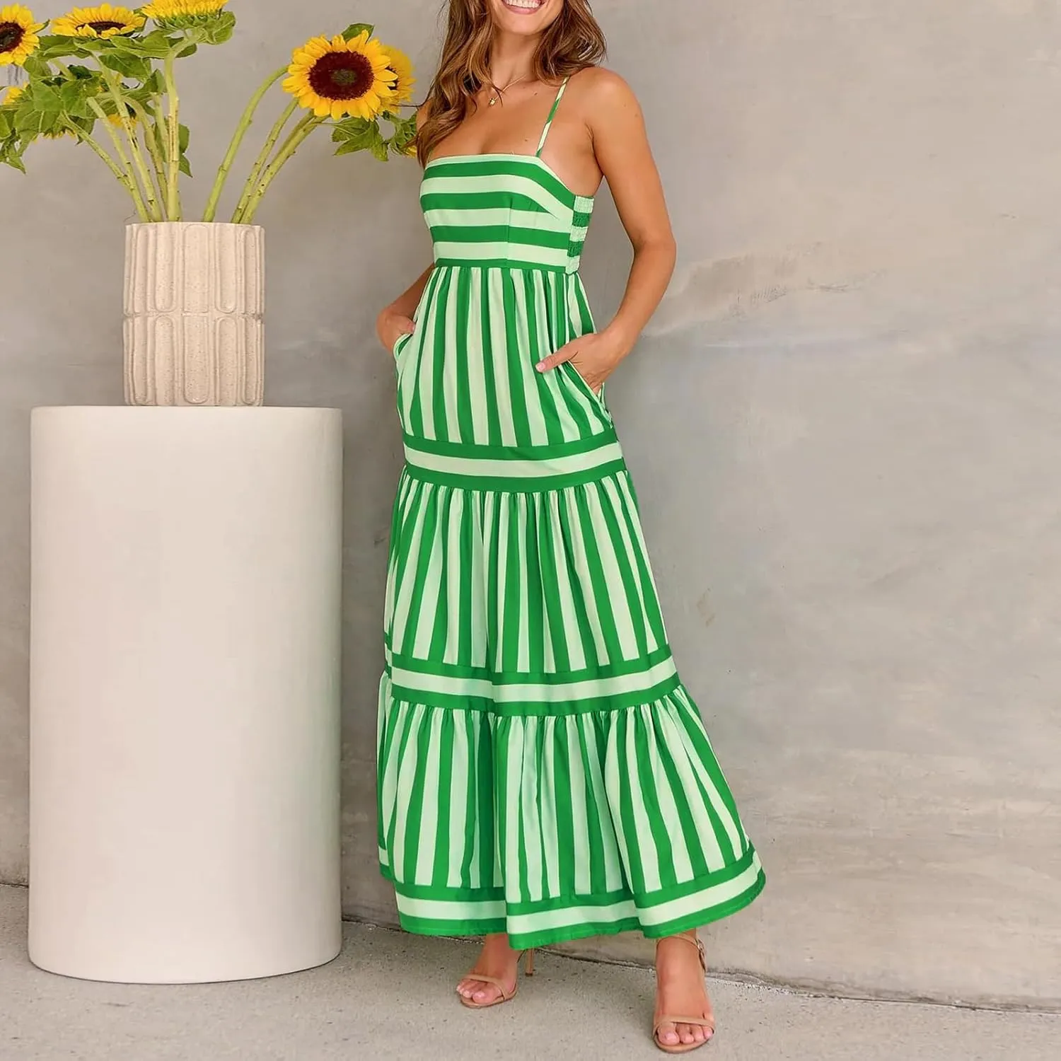 Women's Colorful Summer Beach Dress
