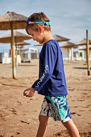 Woven Navy Boys Shorts B2431
