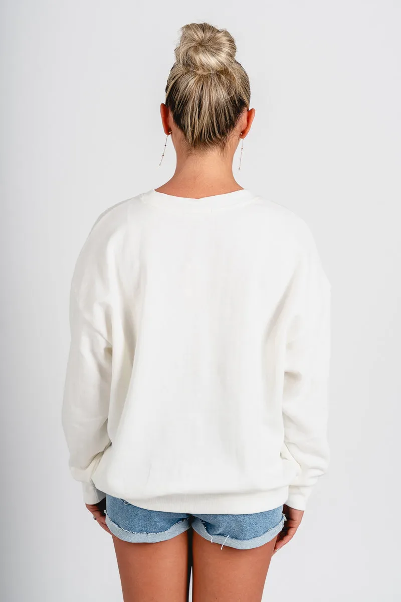 Z Supply Beach sweatshirt vanilla ice