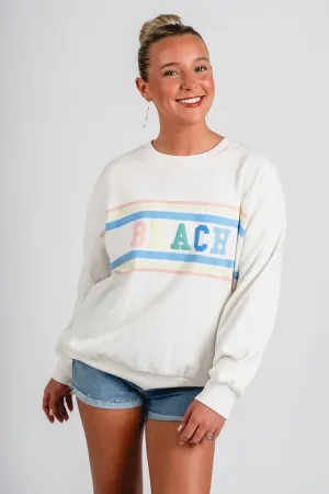 Z Supply Beach sweatshirt vanilla ice